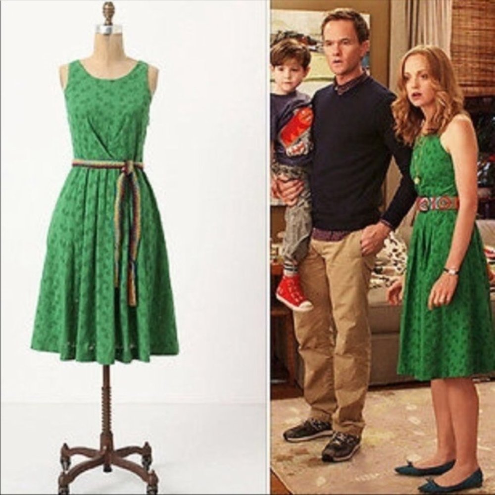 Anthropologie Grass Court Tennis Dress